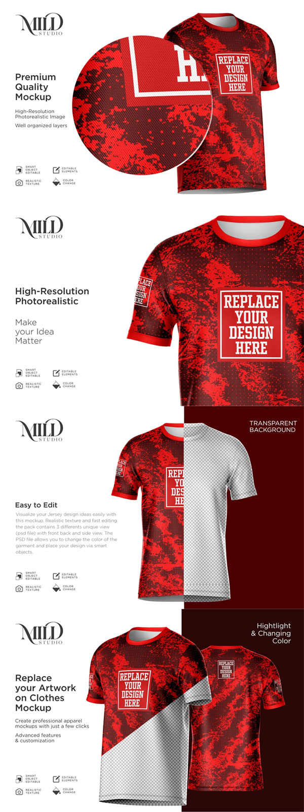 Short Sleeve Jersey Set Mockup Short Sleeve Jersey Set Mockup