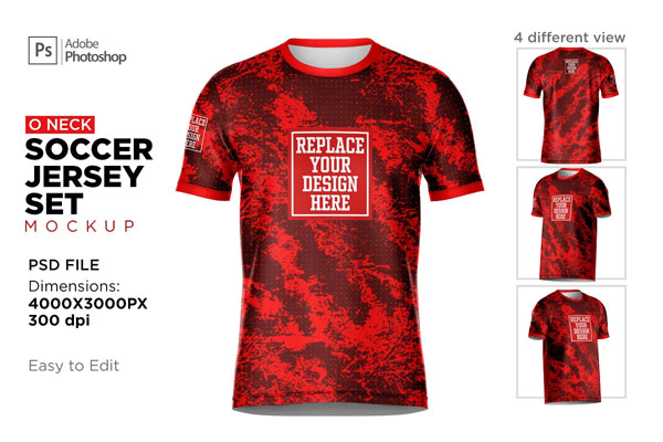 Short Sleeve Jersey Set Mockup Short Sleeve Jersey Set Mockup