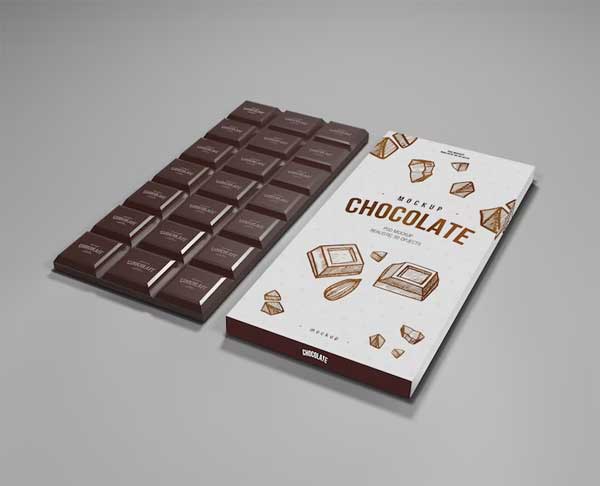 PSD Chocolate Mockup PSD Chocolate Mockup