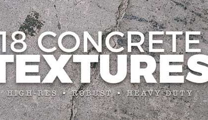 18 Concrete Textures