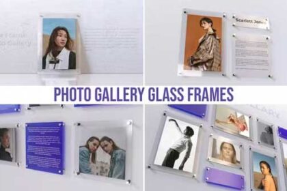 Videohive - Photo Gallery Glass Frames