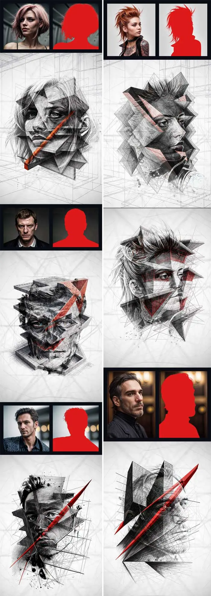Psd Mix Mix Template For Photoshop | Luckystudio4u