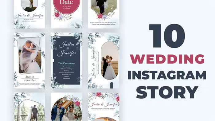 Wedding Invitation Instagram Story Pack