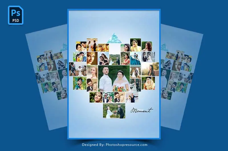 20 Best Free Photo Collage PSD Templates Download 2025