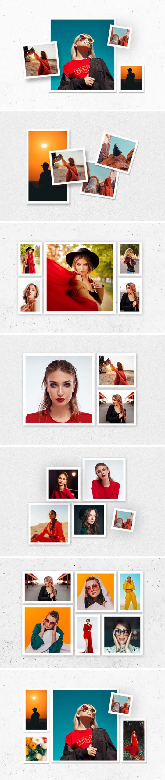 Multipurpose Photo Collage Template Mockups Multipurpose Photo Collage Template Mockups