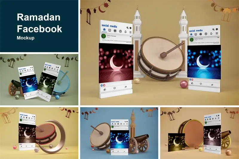 Ramadan Facebook Mockup 9FC6TNC