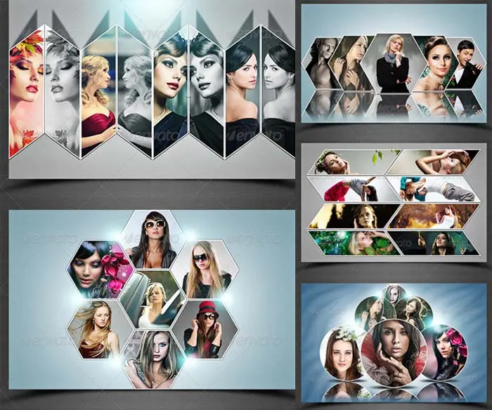7 Mix And Different Photo Frame Templates