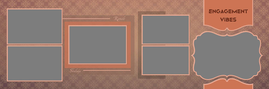 Engagement Moments 12x36 Album PSD Templates Free Download Engagement Moments 12x36 Album PSD Templates