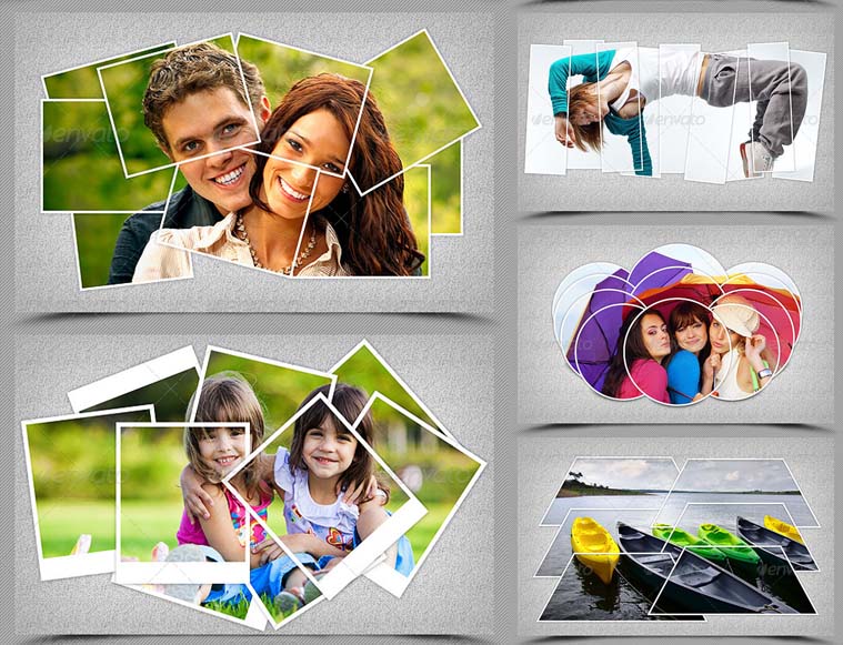 Photo Frame Collage Template PSD 2025