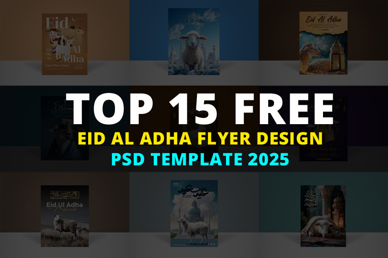 Top 15 Free Eid Al Adha Flyer Design PSD Template 2025