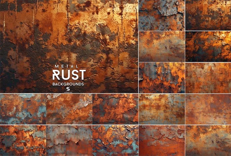 20 Rust Metal Backgrounds PNG Free Download