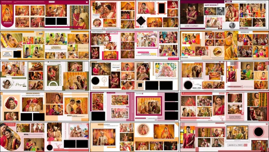 30 Creative 12x36 Wedding Album PSD Templates 2025