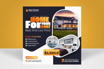 Free Real Estate Instagram Post & Banner Template