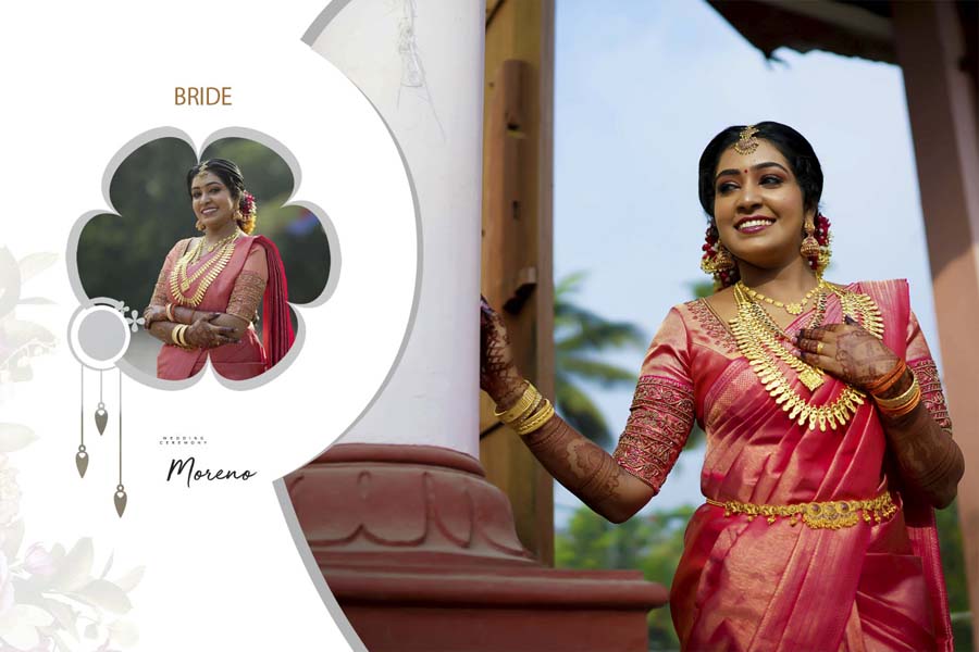 Beautiful Bride and Groom Album Cover PSD 12x18 Portrait Design 8