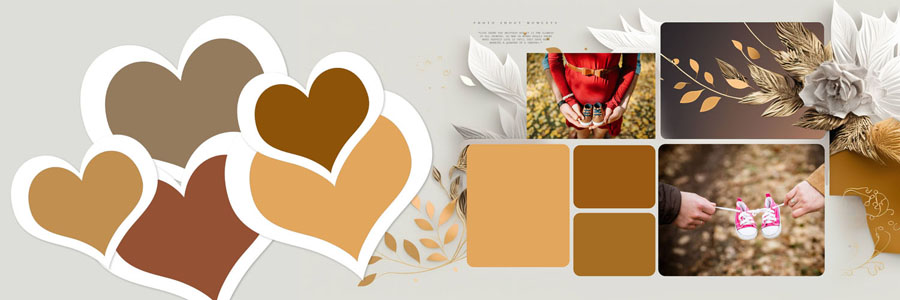 Download Baby Shower Album Design PSD Template 12x36 Editable