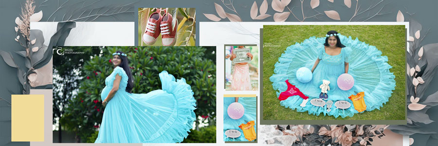 Beautiful Baby Shower Album PSD Design Sheet 12x36 Free Download