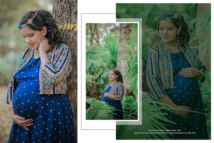 maternity couple album 12x36 PSD template 300 DPI elegant portrait layout