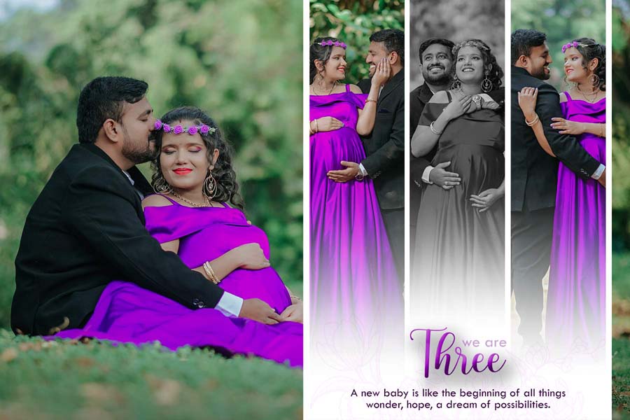 full maternity couple album set 12x36 PSD templates 300 DPI complete collection