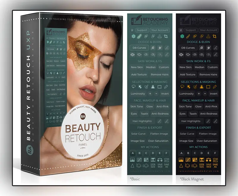 Universal Retouch Panel For Photoshop | Luckystudio4u
