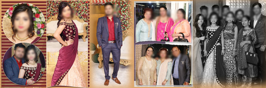 Creative reception album PSD design for professional photo albums