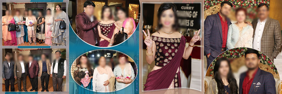 Professional wedding reception album PSD layout for studio projects