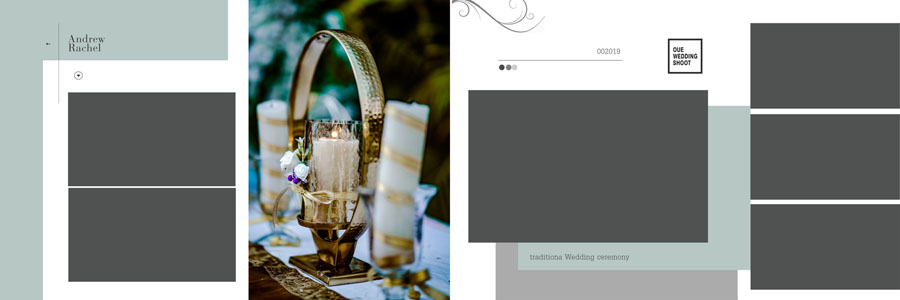 Free 12x36 Traditional Wedding Album Design PSD Templates