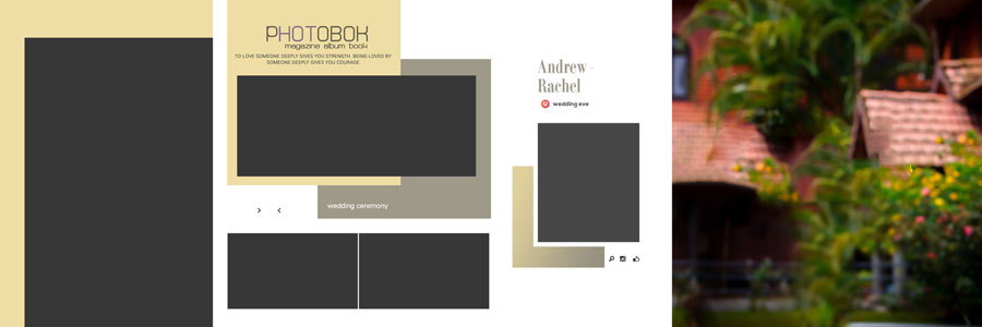 Free 12x36 Traditional Wedding Album Design PSD Templates