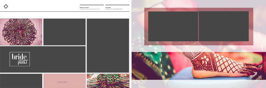 Free 12x36 Traditional Wedding Album Design PSD Templates