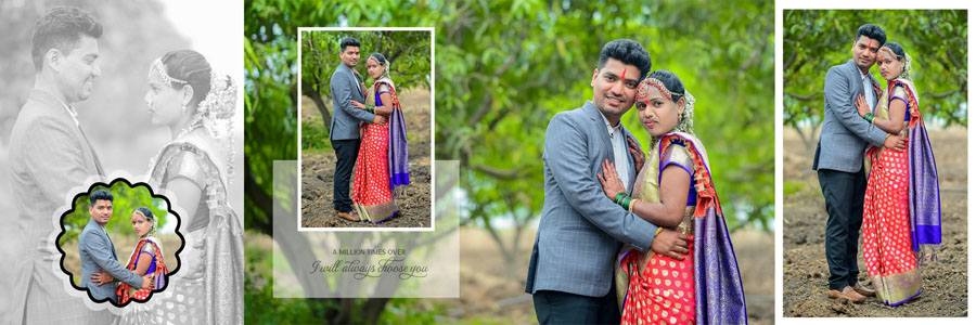 Premium Marathi wedding album PSD template 12x36 for professional photographers