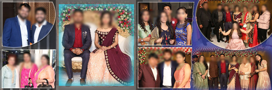 12x36 wedding album design PSD template for reception stage moments