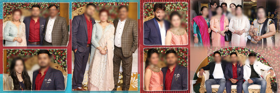 wedding reception photobook design PSD 12x36 size modern layout template