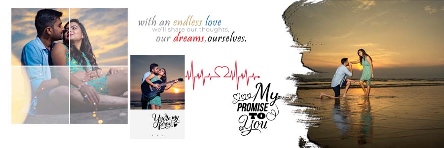Creative wedding album design PSD 12x36 full album preview pages page 19