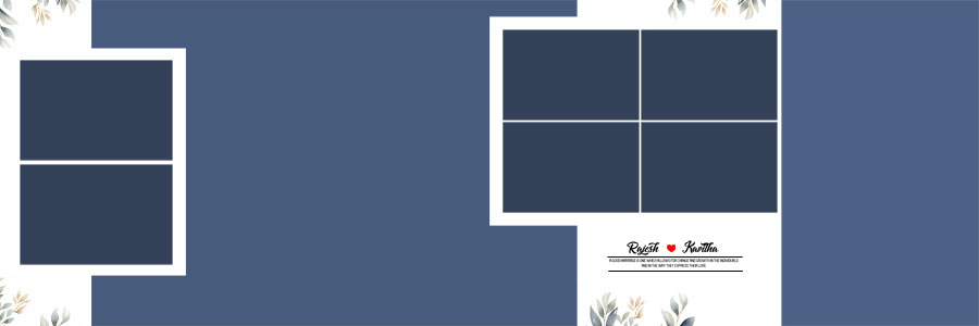 creative couple wedding album PSD 12x36 design for Photoshop editing 9