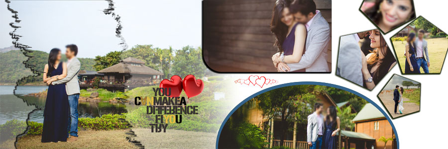 Romantic Pre Wedding Couple Album Design PSD Templates 12x36