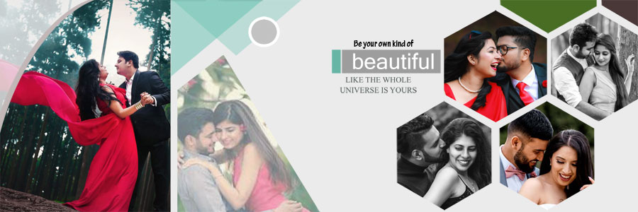 Romantic Pre Wedding Couple Album Design PSD Templates 12x36