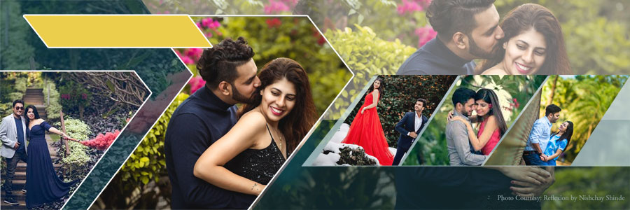 Romantic Pre Wedding Couple Album Design PSD Templates 12x36