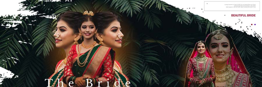 Wedding album PSD template with modern look