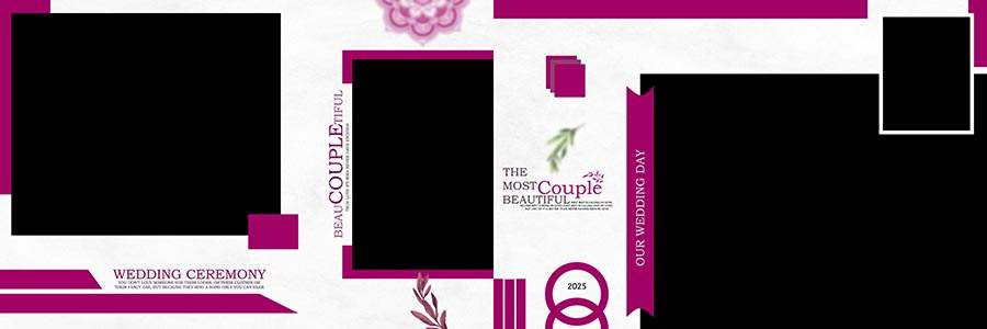 Beautiful Couple Album Design 12x36 Layout
