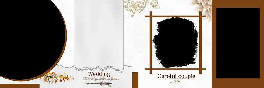 Free Couple Album Design PSD for Photoshop
