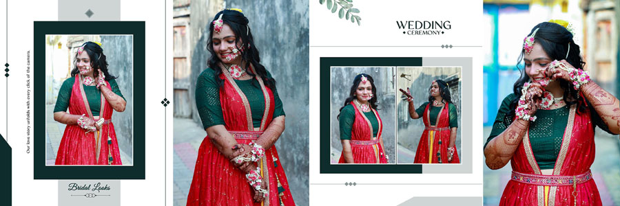 12x36 Wedding Album PSD Template for Photoshop