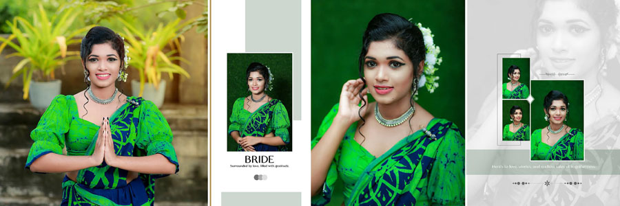 Modern Bridal Wedding Album Design PSD 12x36 Templates Collection