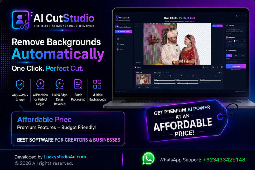 AI CutStudio – One Click AI Background Remover