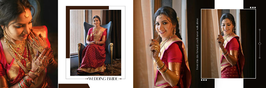 Indian Bridal Album Design PSD 12x36 Premium Layout
