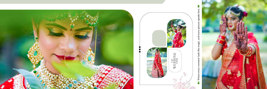 Indian Wedding Album Layout PSD for Professional Photographers