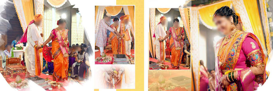 Indian wedding album Photoshop design template in 12x36 format, preview 13
