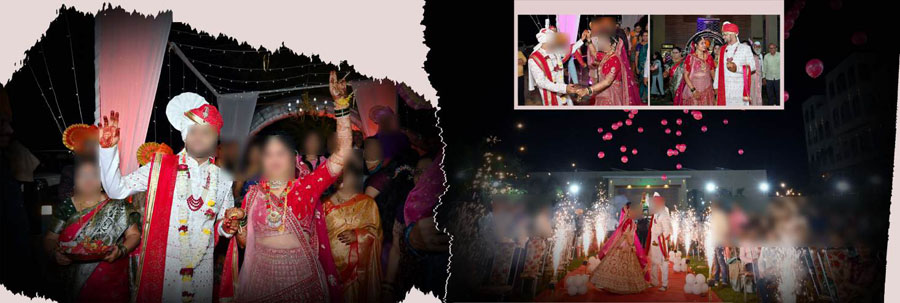 Traditional Indian wedding album page template in PSD format, preview 18