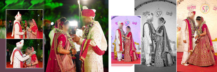 Traditional Indian wedding album Photoshop PSD layout, preview 21