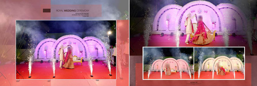 12x36 Indian wedding photo album template for wedding designers, preview 22