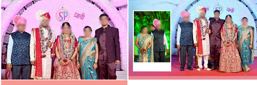 Traditional marriage album design in Adobe Photoshop PSD, preview 23