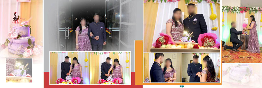 Traditional Indian wedding photo album Photoshop template, preview 05